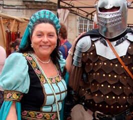 Trajes medievales en A Coruña.